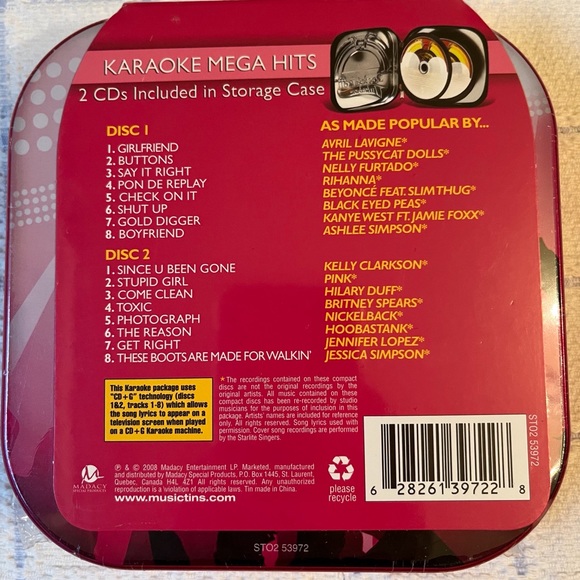 NWT~ Karaoke Mega Hits~ 2 CD Set - Picture 2 of 2